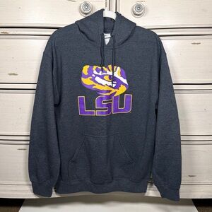 LSU Tigers Charcoal Graphic Hoodie